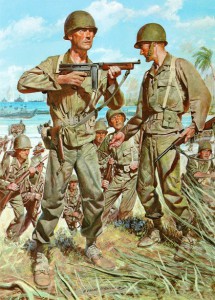 U.S. Army, Pacific Theater combat fatigues.  US Army